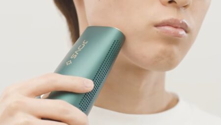 jovs脱毛器　男性の髭への照射